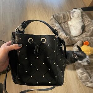 Zara never used Elegant Black Quilted Handbag